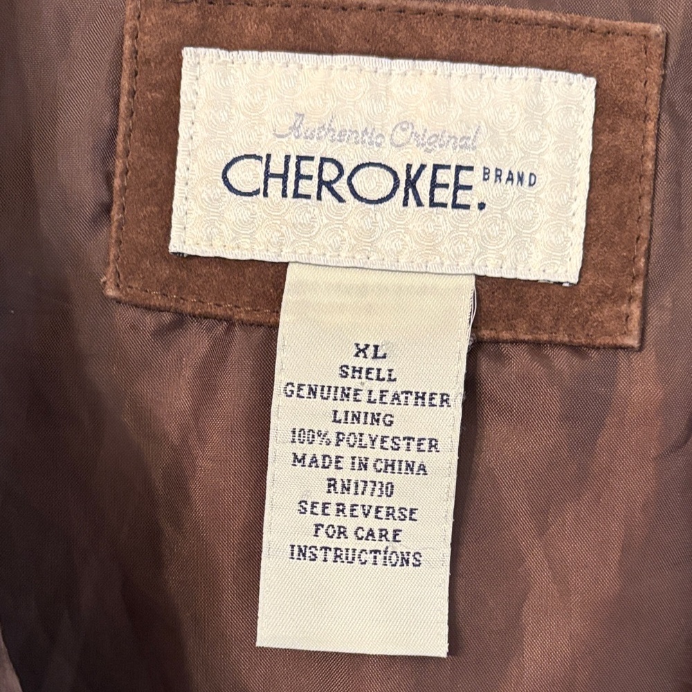Orvis Women's Chocolate Leather Blazer - Picture 2 of 4